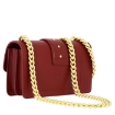 Picture of PINKO Mini Love Simply Leather Crossbody In Burgundy