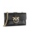 Picture of PINKO Ladies Black Mini Love Soft Crossbody Bag