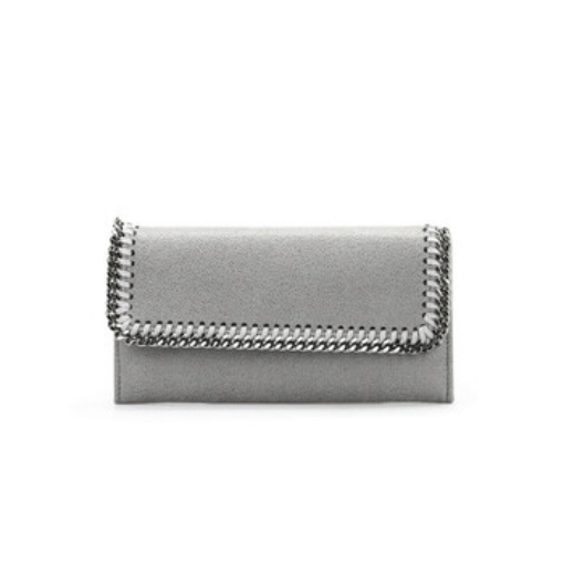 Picture of STELLA MCCARTNEY Falabella Continental Wallet- Grey
