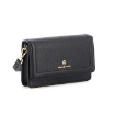 Picture of MICHAEL KORS Black Jet Set Small Pebbled Leather Smartphone Convertible Crossbody Bag