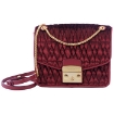 Picture of FURLA Rosso Velvet Metropolis Quilted Crossboy Bag