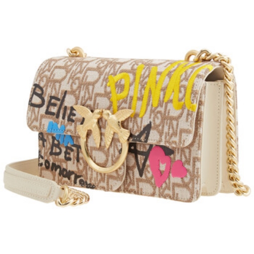 Picture of PINKO Ladies Love Classic Street Logo Crossbody Bag