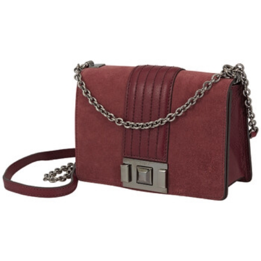 Picture of FURLA Mimi Mini Suede And Leather Crossbody Bag - Ribes G