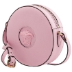 Picture of VERSACE Ladies La Medusa Round Leather Camera Bag In Baby Pink
