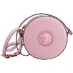 Picture of VERSACE Ladies La Medusa Round Leather Camera Bag In Baby Pink