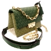 Picture of MICHAEL KORS Ladies Cece Extra Small Logo Presbyoint Crossbody Bag - Green