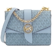 Picture of MICHAEL KORS Ladies Greenwich Small Presbyopia Crossbody Bag - Pale Blue