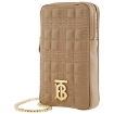 Picture of BURBERRY Lola Mini Vertical Quilted TB Crossbody Bag In Camel