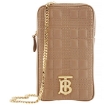 Picture of BURBERRY Lola Mini Vertical Quilted TB Crossbody Bag In Camel