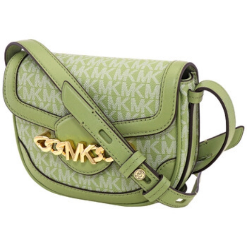 Picture of MICHAEL KORS Hally Extra-Small Signature Logo Crossbody - Light Sage