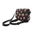 Picture of KATE SPADE Black / Multicolor Ladies Knott Ditsy Rose Medium Saddle Crossbody