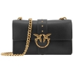 Picture of PINKO Ladies Love Classic Icon Simply Flat Crossbody Bag In Black