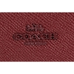 Picture of COACH Deep Red Accordion Zip Wallet