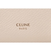 Picture of CELINE Ladies Grained Calfskin Bicolour Strap Wallet In Powder/Red