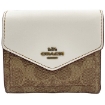 Picture of COACH Chalk Small Wallet In Colorblock Signature Canvas