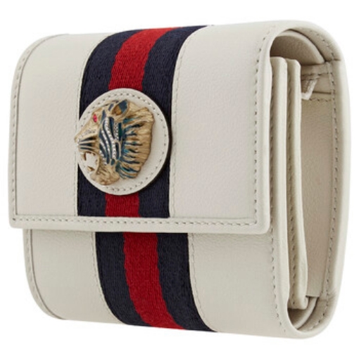 Picture of GUCCI Open Box - White Leather Rajah Wallet