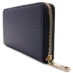 Picture of DAKS Ladies Henley Navy Leather Zip-around Wallet