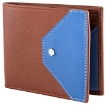 Picture of PICASSO AND CO Two-Tone Leather Wallet- Tan/Blue