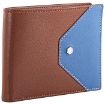 Picture of PICASSO AND CO Two-Tone Leather Wallet- Tan/Blue