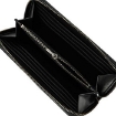 Picture of COACH Black Accordion Wallet In Signature Leather