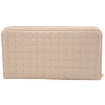 Picture of CELINE Quilted Calfskin Large Zipped Wallet- Nude