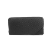 Picture of BOTTEGA VENETA Black Continental Zip-around Wallet