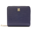 Picture of DAKS Ladies Henley Navy Leather Folding Wallet