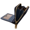 Picture of DAKS Ladies Henley Navy Leather Folding Wallet