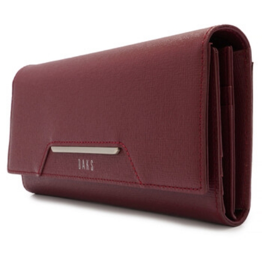 Picture of DAKS Ladies Shirley Red Leather Wallet