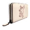 Picture of COACH Ladies Chalk Keith Haring Accordion Zip Leather Wallet