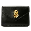 Picture of MOSCHINO Ladies Dollar Stud Leather Wallet in Black