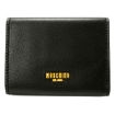 Picture of MOSCHINO Ladies Dollar Stud Leather Wallet in Black