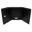 Picture of MOSCHINO Ladies Dollar Stud Leather Wallet in Black