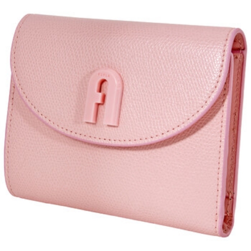 Picture of FURLA Ladies 1927 Bi-fold Leather Wallet in Pink