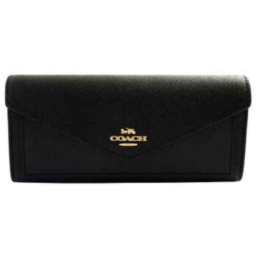 Picture of COACH Black Ladies Soft Slim Wallet