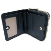 Picture of DAKS Ladies Henley Black Leather Folding Wallet