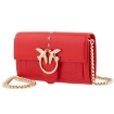 Picture of PINKO Red Leather Love Chain Wallet