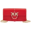 Picture of PINKO Red Leather Love Chain Wallet