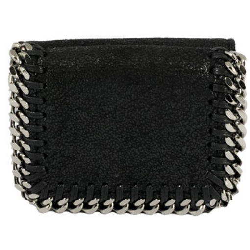 Picture of STELLA MCCARTNEY Black Ladies Falabella Small Flap Wallet