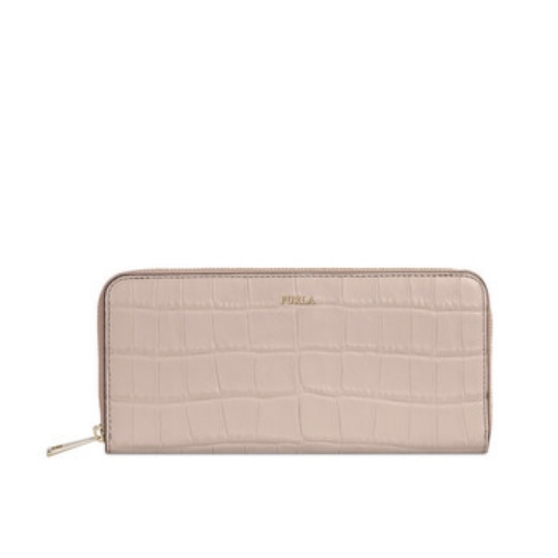 Picture of FURLA Babylon Croco-embossed Leather Zip-around Wallet In Dalia F