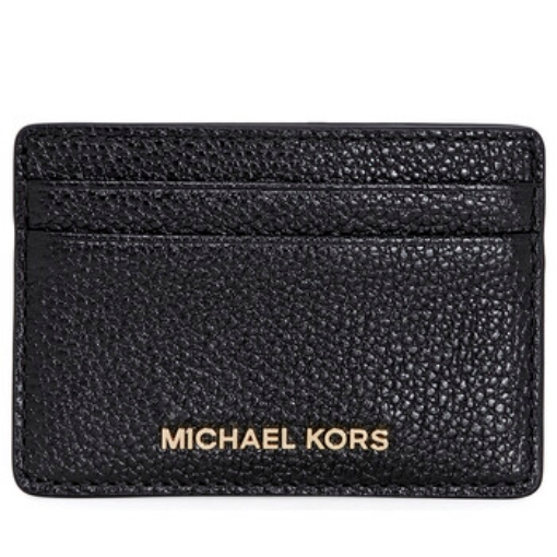 Picture of MICHAEL KORS Money Pieces Leather Card Holder- Black