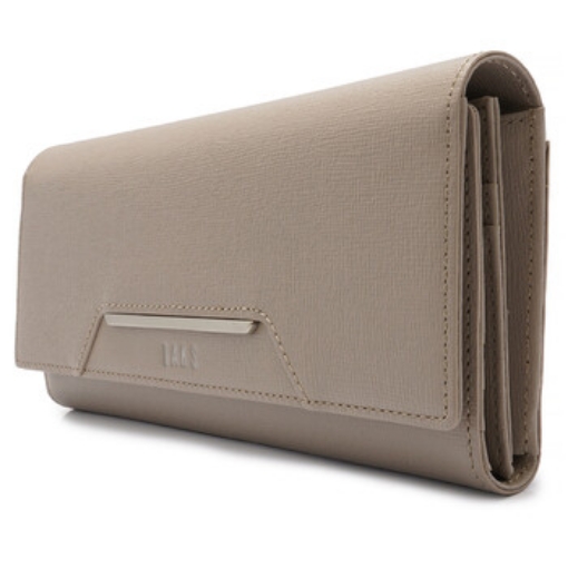 Picture of DAKS Ladies Shirley Light Grey Leather Wallet