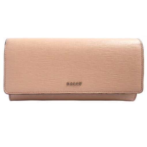 Picture of BALLY Linney Nude Leather Continental Wallet