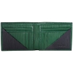 Picture of PICASSO AND CO Leather Wallet- Green/Navy Blue