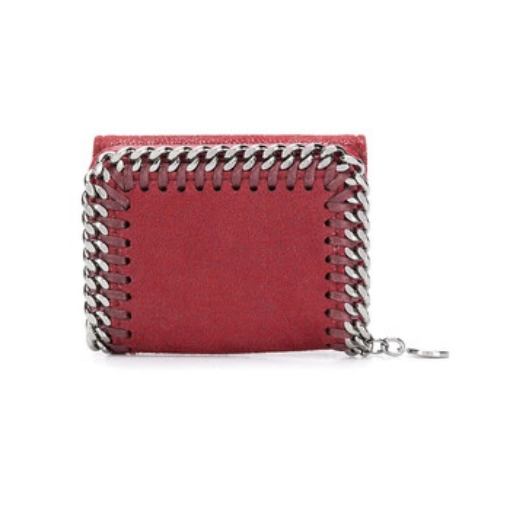 Picture of STELLA MCCARTNEY Ladies Falabella Small Flap Wallet -Red