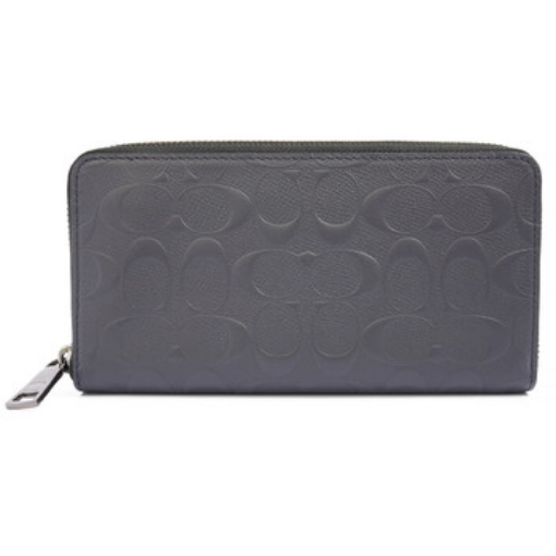 Picture of COACH Midnight Accordion Wallet In Signature Leather