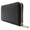 Picture of DAKS Ladies Henley Black Leather Zip-around Wallet