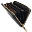 Picture of DAKS Ladies Henley Black Leather Zip-around Wallet