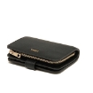 Picture of FURLA Zip Around Black Leather Wallet