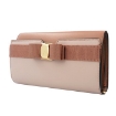 Picture of SALVATORE FERRAGAMO Heritage Vara Bow Continental Wallet - Beige